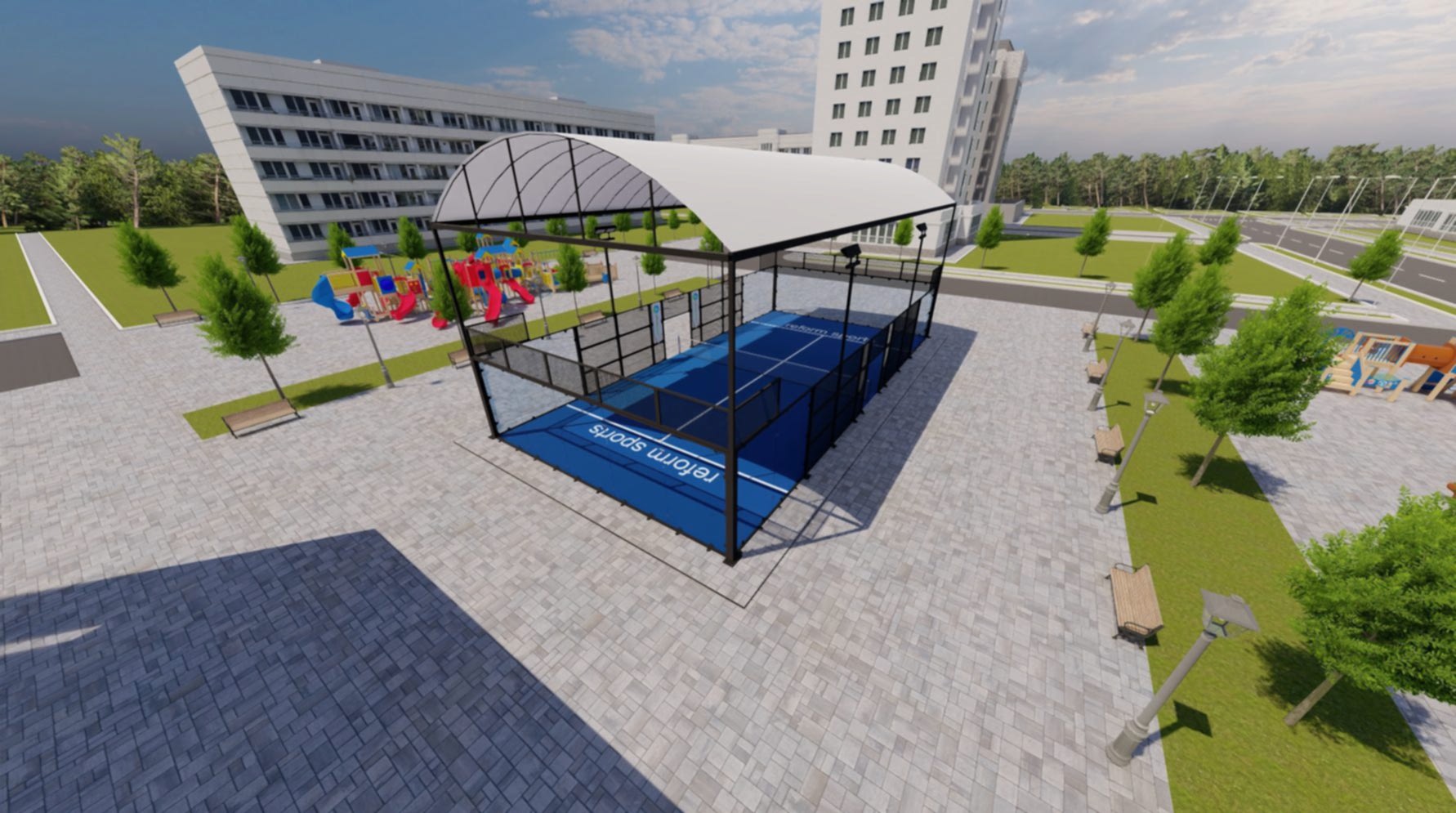 roofed padel reform ()