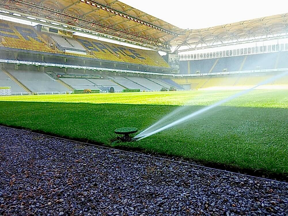 Natural Football Grass Field S Saracoglu