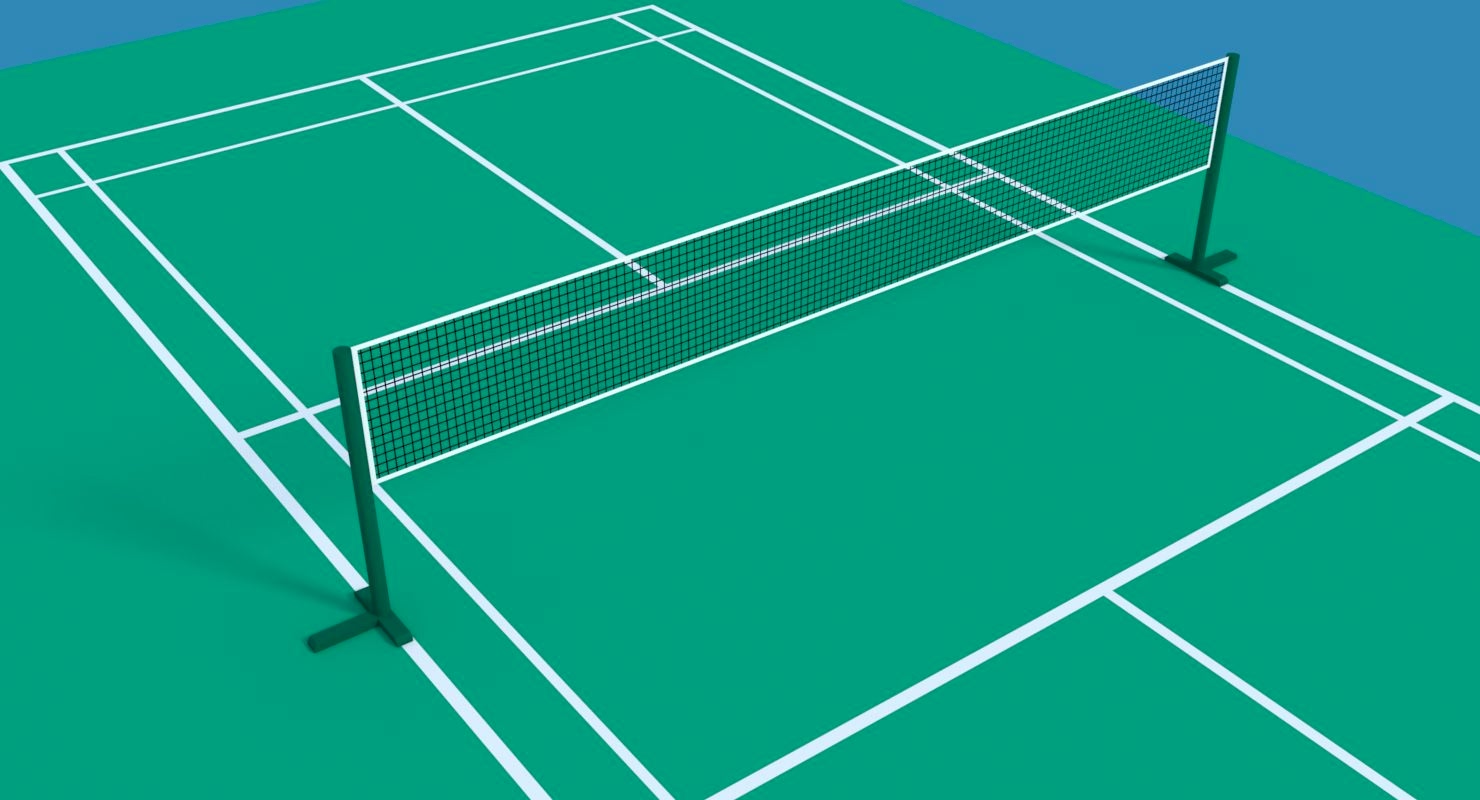 Badminton Sahası Yapımı